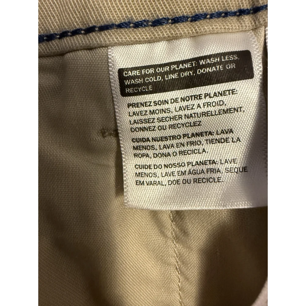 Levis Pants XX Chino Standard‎ Taper Stretch Khaki Brown Size 38x31 NWT Flawed